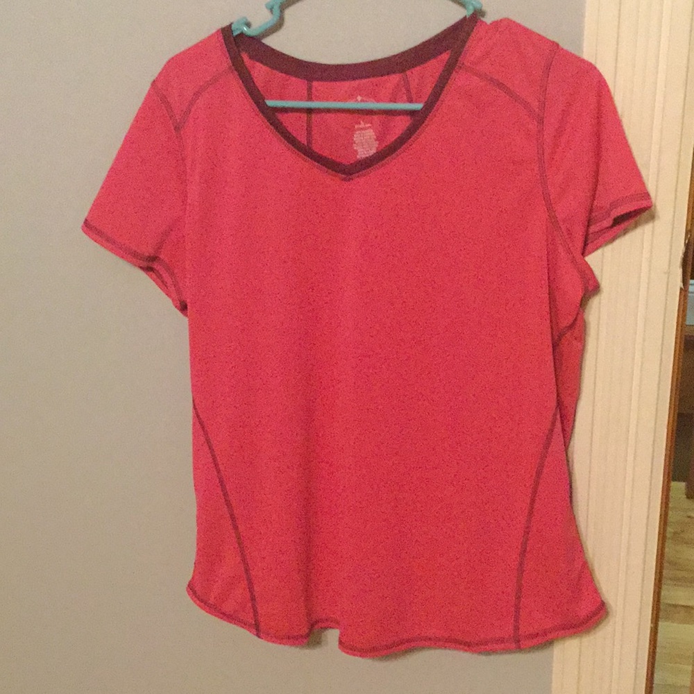 Pink athletic t-shirt